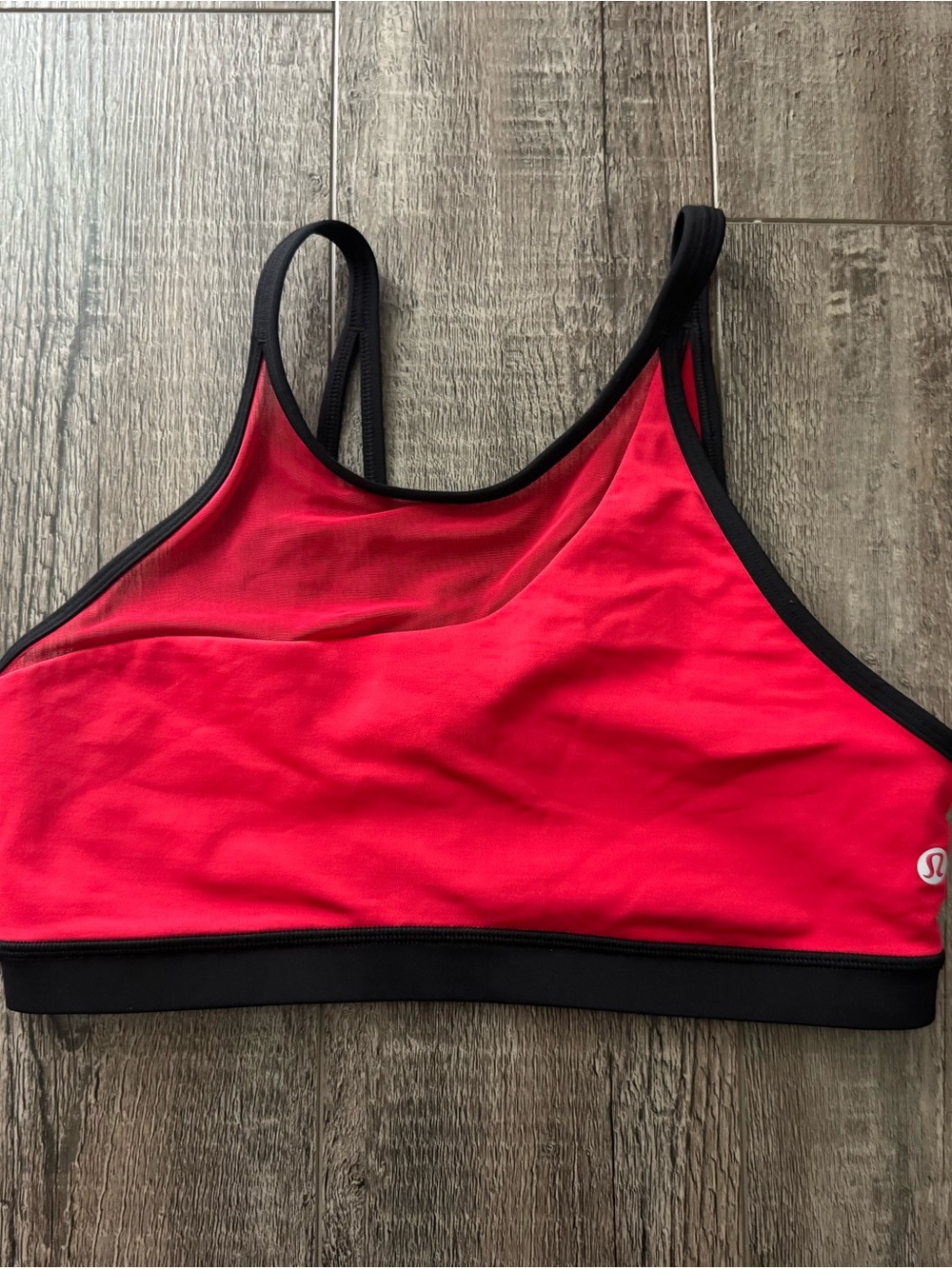 lululemon Forget The Rest Sheer Mesh Bra Sports Bra Size 8 Yoga Pilates